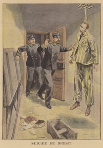 Le suicide de Gaetano Bresci - French School